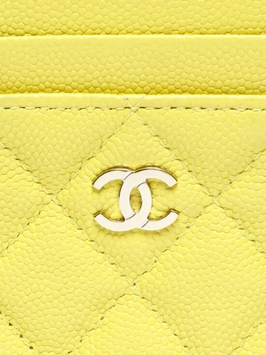 Chanel Coin Case CC Logo Quilted Caviar Leather Fragment - Picture 9 of 10